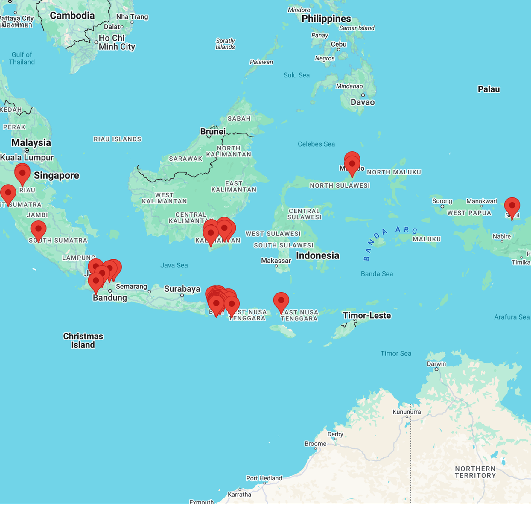 Peta Project PT. Enviro Mas Sejahtera